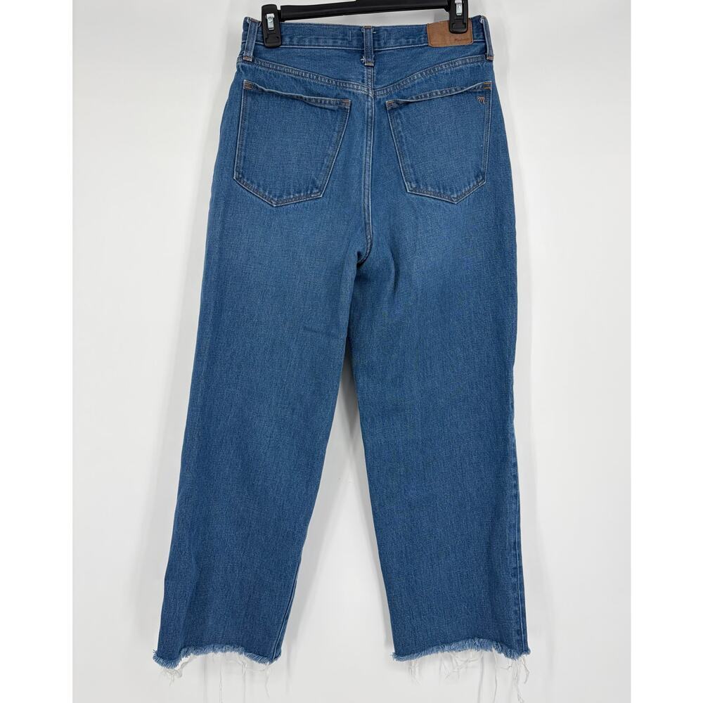 Madewell Baggy Straight Jeans Raw Hem - Picture 5 of 9